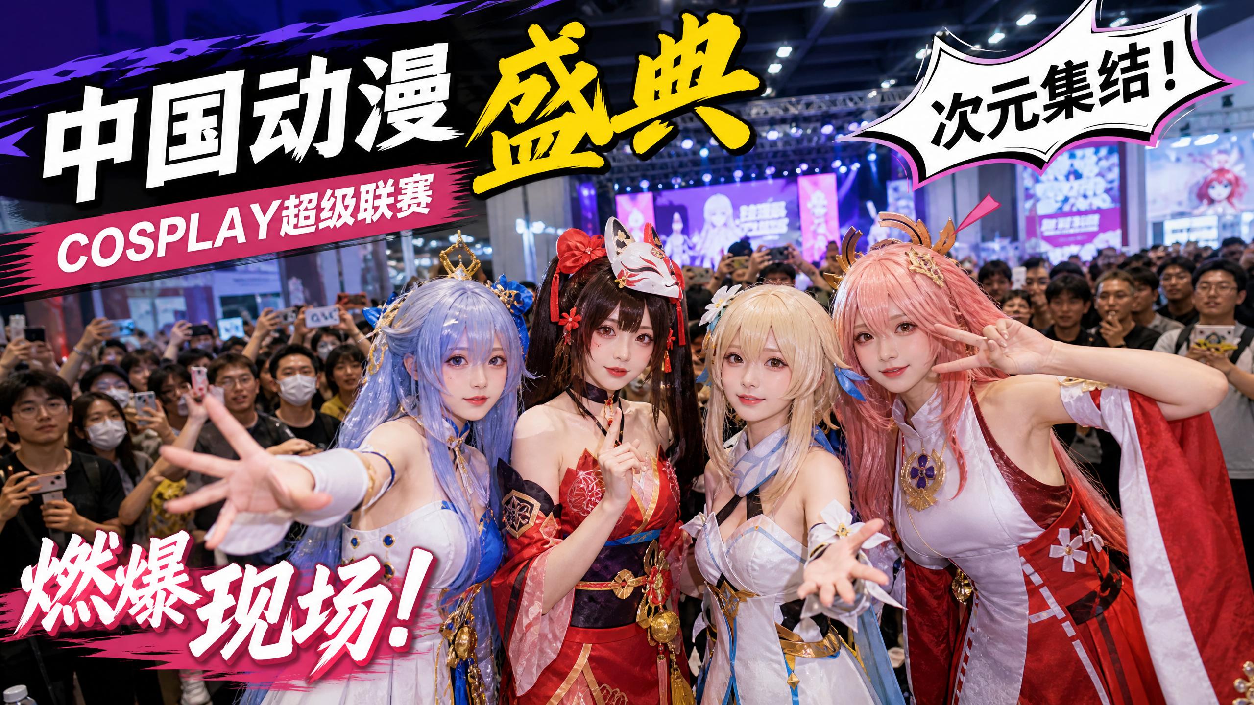 蘑菇视频动漫cosplay视频-二次元盛典现场